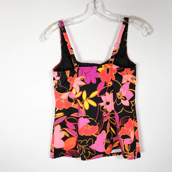 NWT Lands End Square Neck Underwire Tankini Top - Picture 7 of 8